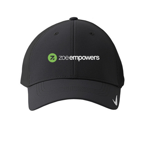 Zoe Empowers Nike Hat (Dark), a Anthracite Printed Nike Dri-FIT Legacy Performance Cap