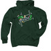 Go Birds-Kelly Green_1, a Forest Green Pullover Hoodie