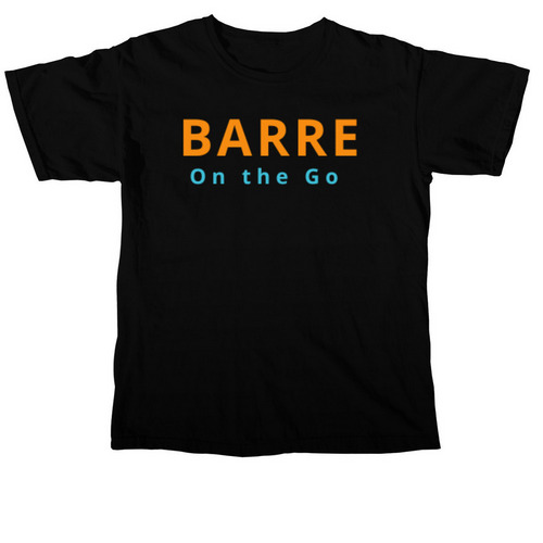 Barre On the Go Comfort Clothes, a Black Comfort Colors Unisex Tee