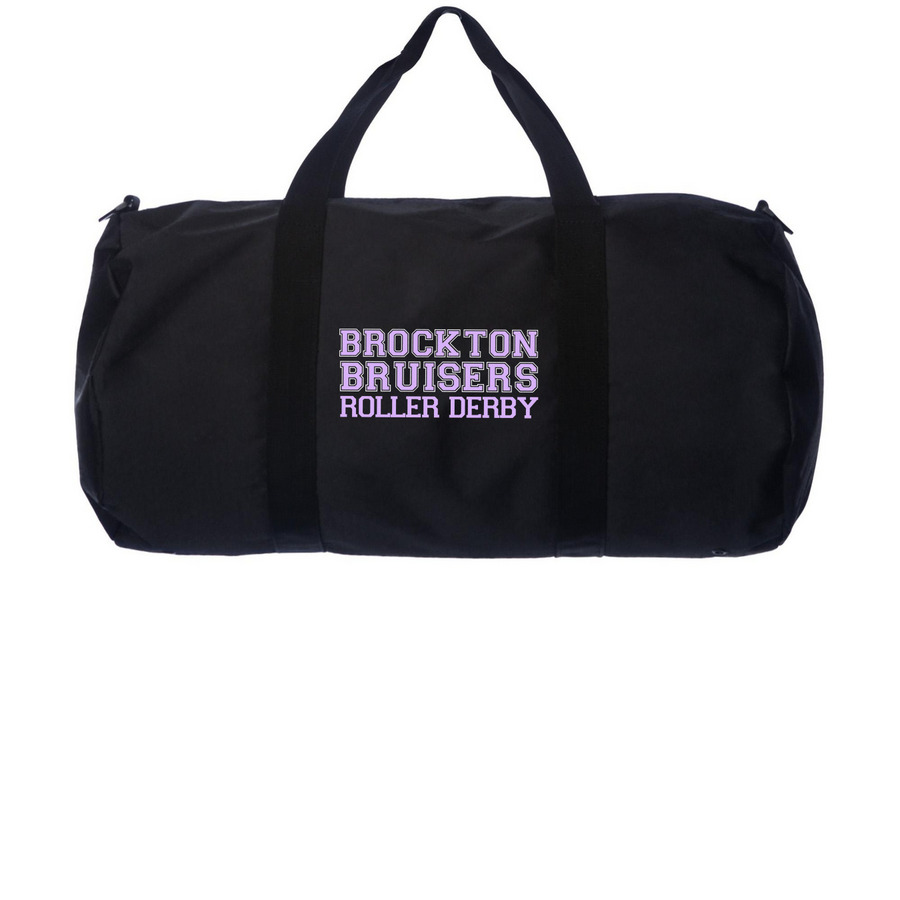 Varsity Lettering Lilac Ink Duffle&nbsp;, a Black Day Tripper Duffel Bag
