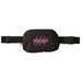 River Falls Girls Flag Pink Pouch, a Deep Black Matte Hip Pack