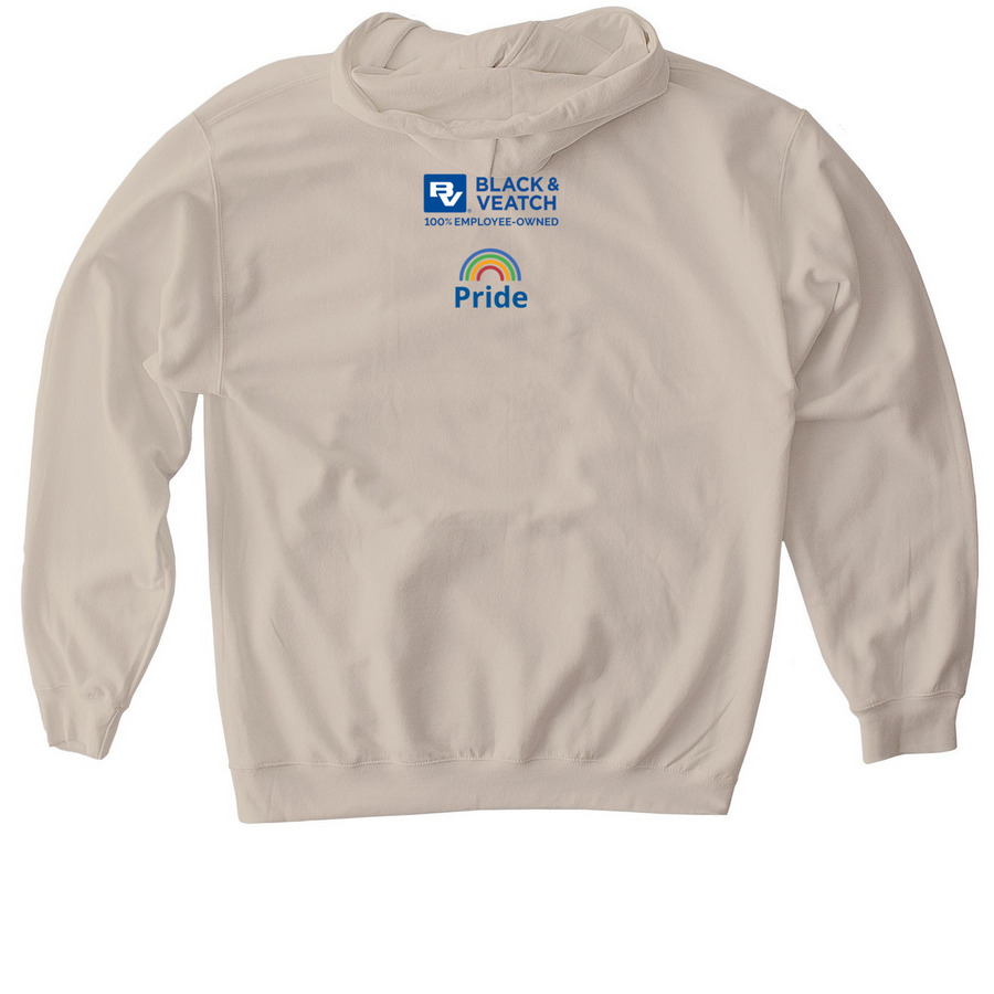 Strength in Solidarity, a Sand Gildan Softstyle Pullover Hoodie (back-view)