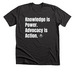 Knowledge is Power, a Dark Grey Heather Premium Unisex Tee