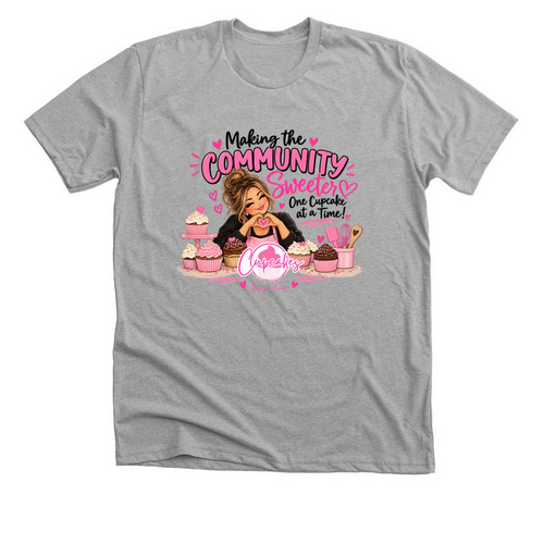 Make the community sweeter, a Athletic Heather Premium Unisex Tee