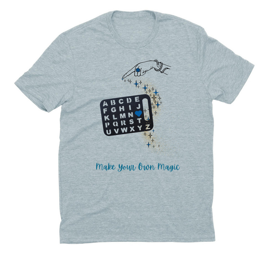Make your own magic, a I Like You Blue Allmade Eco Triblend Unisex Tee