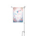 Tiny Footprints Awareness Flag, a White 12" x 18" Yard Flag with Stake