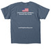 ~1775., a Indigo Blue Classic Unisex Tee (back-view)