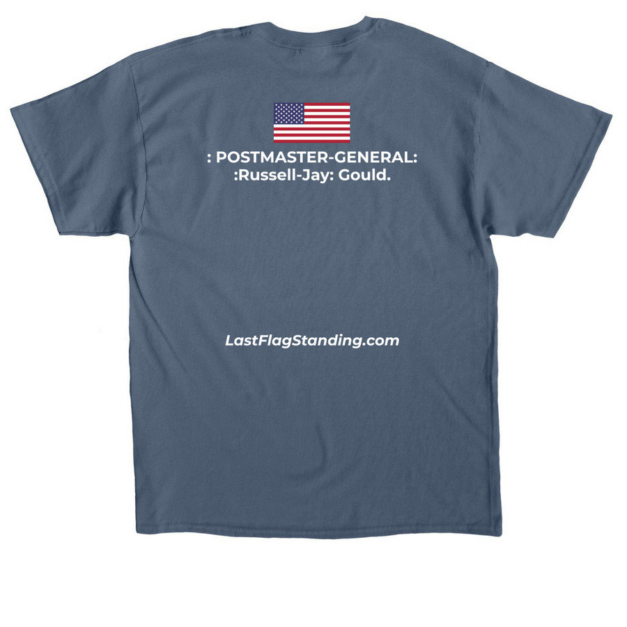 ~1775., a Indigo Blue Classic Unisex Tee (back-view)