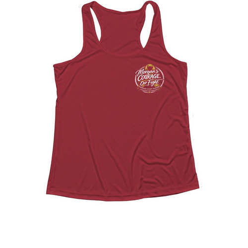 Morgan's Courage Over Cancer, a True Red Women's Performance Tank