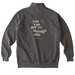 You can grow through this, a Pepper Comfort Colors Quarter Zip Pullover (back-view)