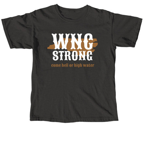 WNC STRONG hurricane relief, a Pepper Comfort Colors Unisex Tee