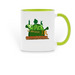 Shrek Jr The Musical The Movie, a Green Two-Tone Ceramic Mug