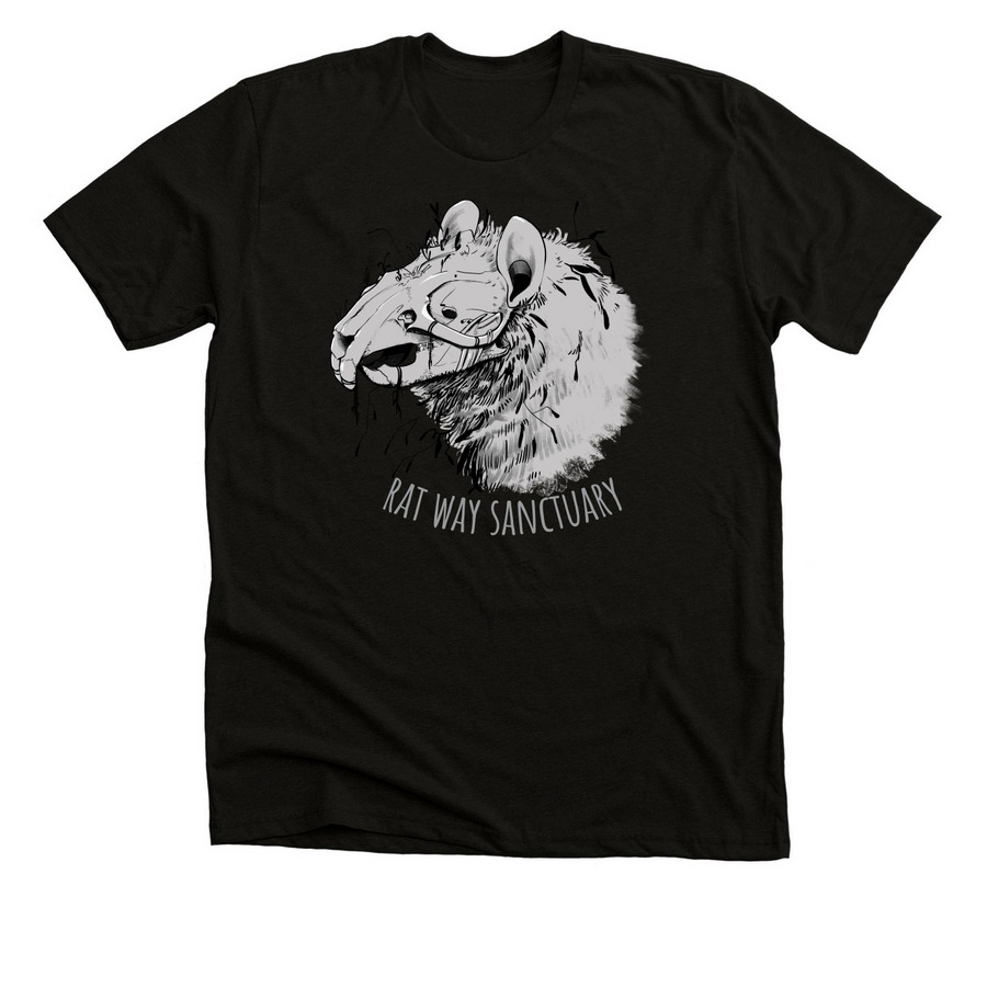 Eternity, a Black Heather Premium Unisex Tee