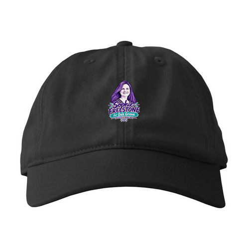 Represent Sophie, a Black Printed Eco Baseball Cap