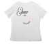 Grief & Joy Can Co-Exist, a White Women's Relaxed V-Neck Tee (back-view)