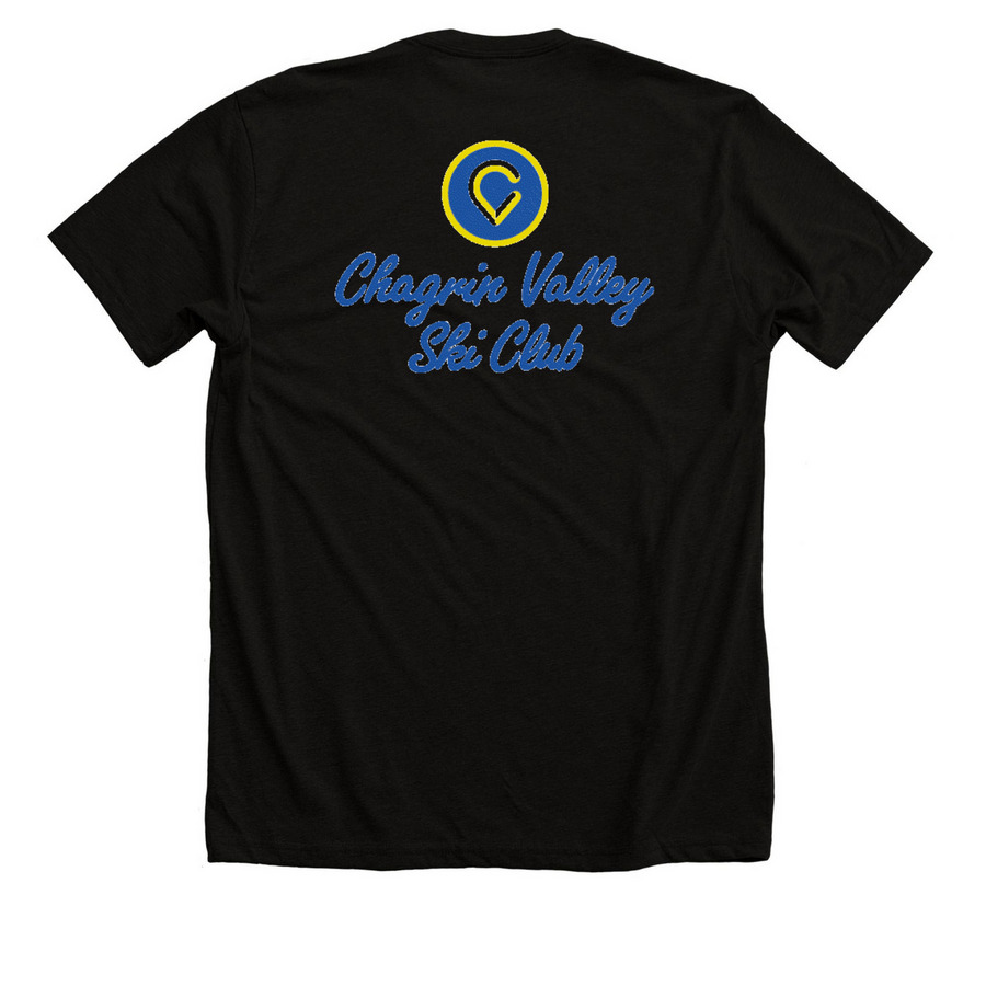 Chagrin Valley - 2026 Trip Shirt, a Solid Black Blend Premium Unisex Tee (back-view)