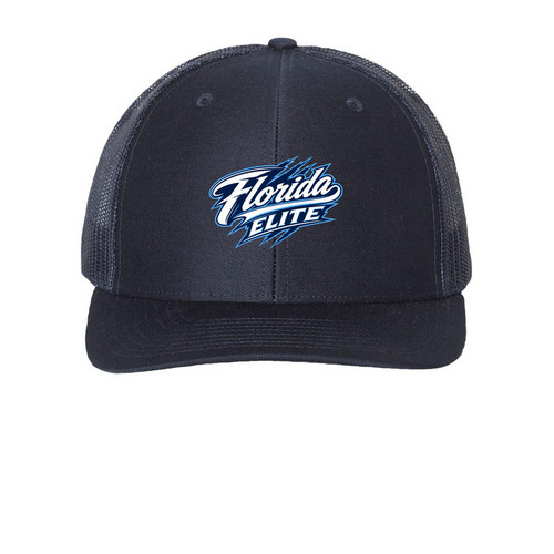 Top Cover - Limited Edition logo, a Navy Printed Snapback Trucker Cap