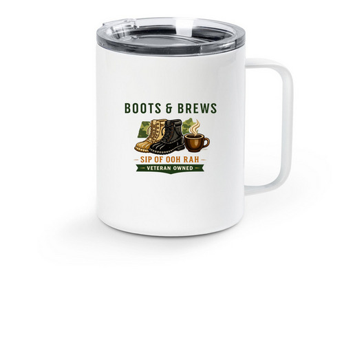 Travel Mugs, a White Stainless Steel Travel Mug