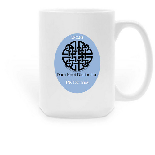 Dara Knot Distinction, a White Large Coffee Mug