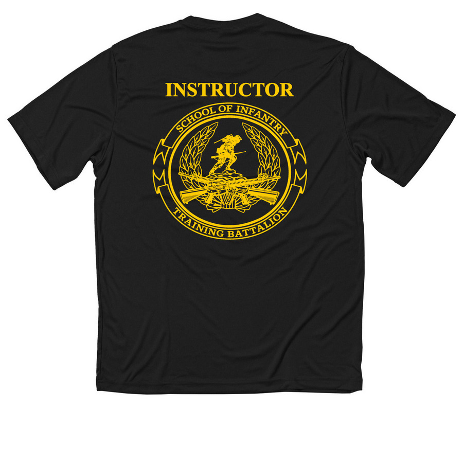 SOI PT DELTA "ACTIVEWEAR", a Black Classic Performance Tee (back-view)