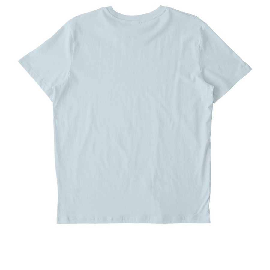 "Yinz deserve the full story." tee, a Blue Ice Stanley/Stella Unisex Crafter Tee (back-view)