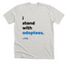 Stand With Adoptees ? Light Tee, a Heather Cement Premium Unisex Tee