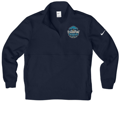 COG Activewear, a Midnight Navy Nike Club Fleece Half Zip Pullover