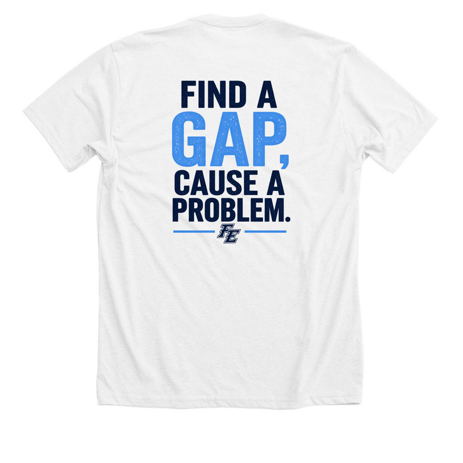 Florida Elite Gap - Light, a Solid White Blend Premium Unisex Tee (back-view)