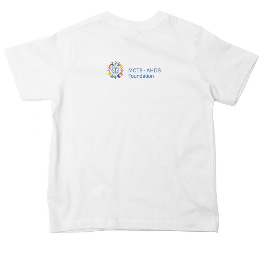 2026 World MCT8-AHDS Day - Toddler, a White Toddler Tee (back-view)