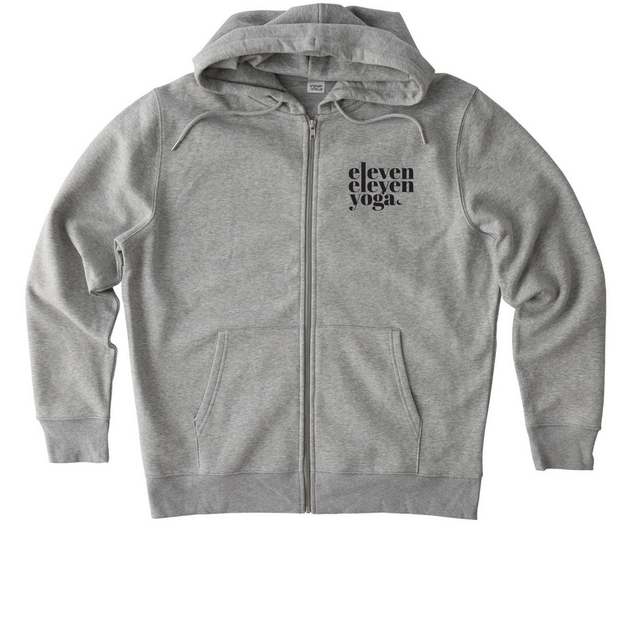 Combo, a Heather Grey Stanley/Stella Unisex Cultivator 2.0 Zip Up Pullover Hoodie