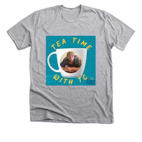 Tea Time With T.C Merch, a Athletic Heather Premium Unisex Tee