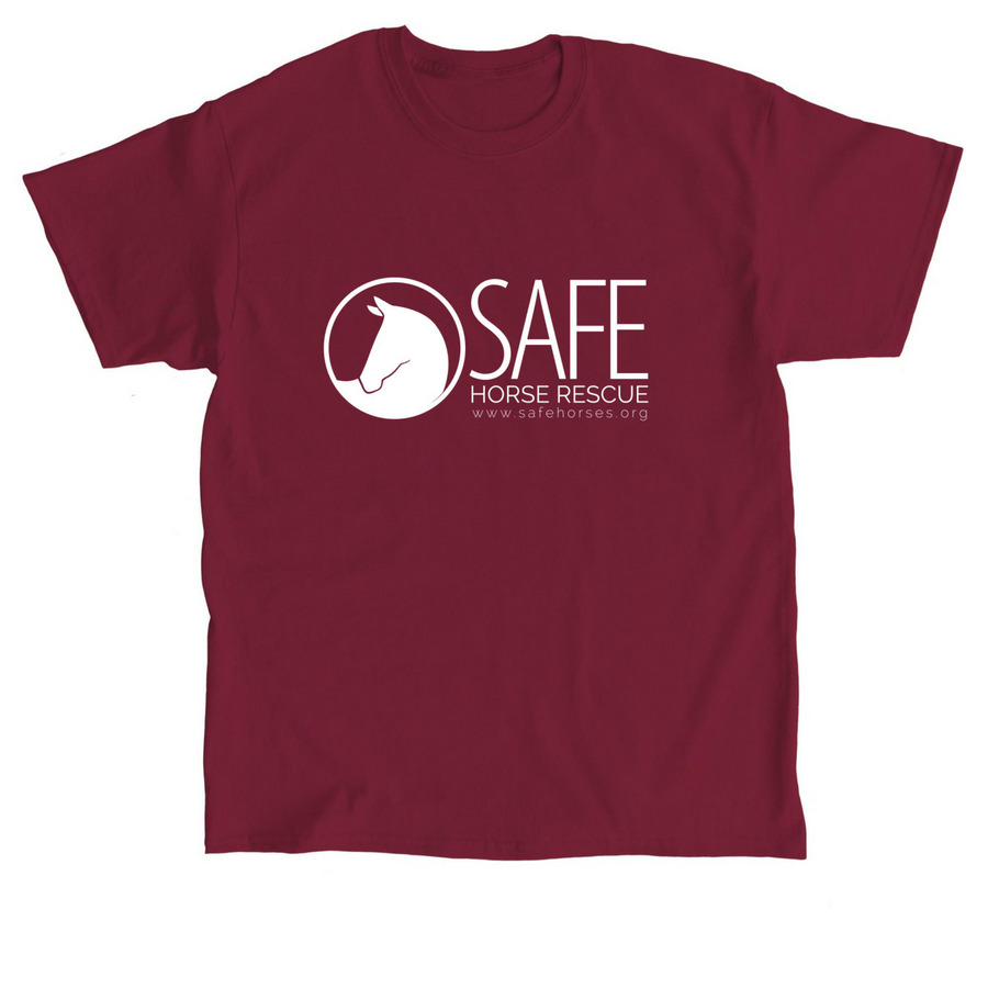 SAFE Logo Reversed, a Cardinal Red Classic Unisex Tee