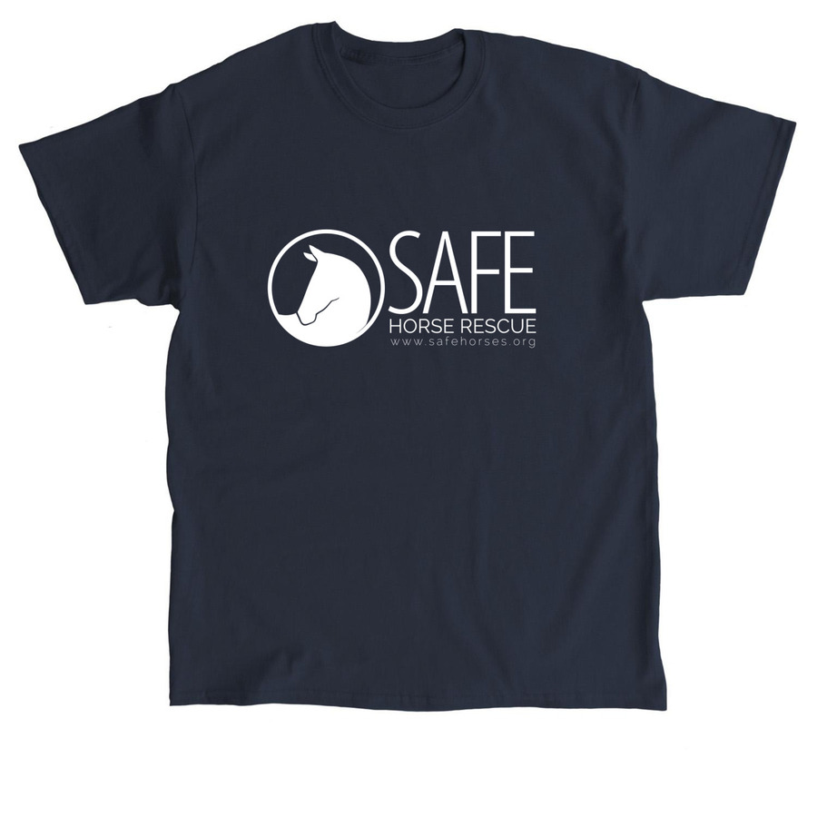 SAFE Logo Reversed, a Navy Classic Unisex Tee