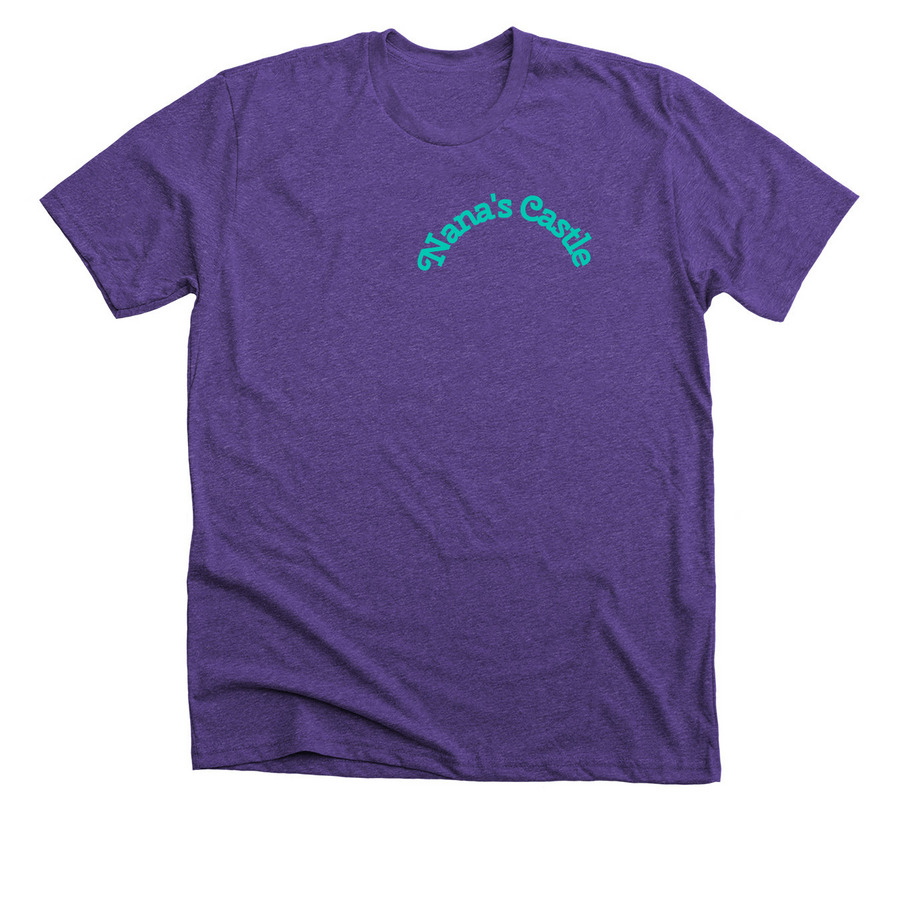 Nana's Castle&nbsp;, a Heather Team Purple Premium Unisex Tee