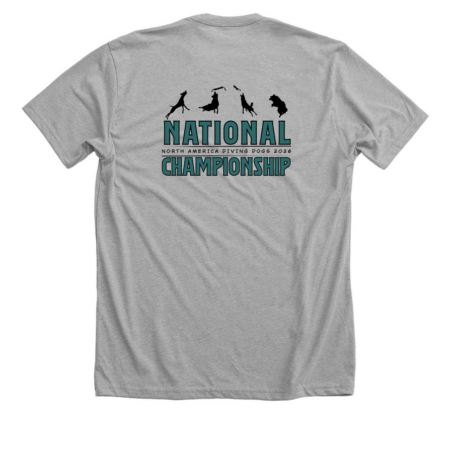 Tally nationals black, a Athletic Heather Premium Unisex Tee (back-view)
