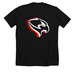 Tri-Color Stack (Two Sided) - warm weather, a Solid Black Blend Premium Unisex Tee (back-view)