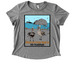 Albatros Patas Negras, a Aluminum Grey Allmade Eco Triblend Women?s Scoop Neck Tee