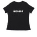 RESIST (fist), a Black Women's Relaxed V-Neck Tee