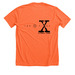 The X-Fidos T-Shirts, a Heather Orange Premium Unisex Tee (back-view)