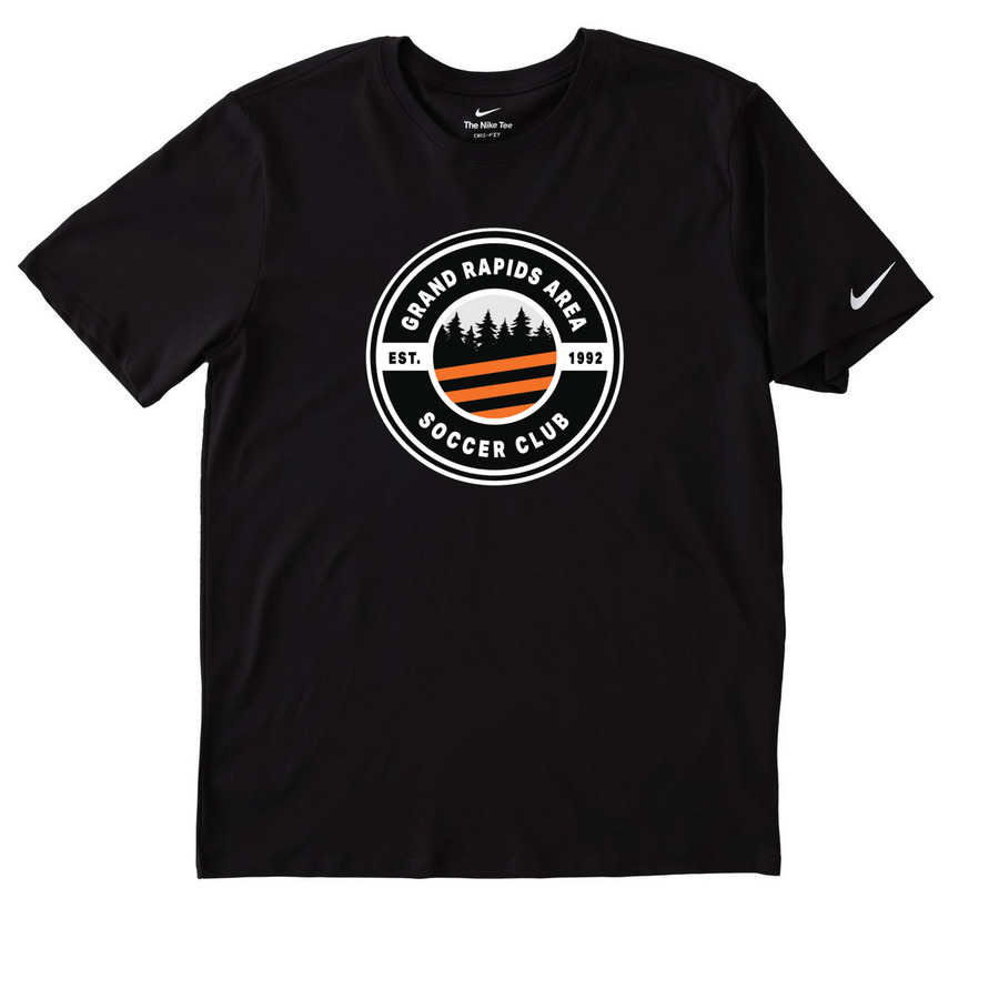 GRASC Nike Merch, a Black Nike Dri-FIT Jersey Blend Performance Tee