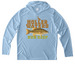 Lake & Lure, a Light Blue UV Performance Long Sleeve Hoodie