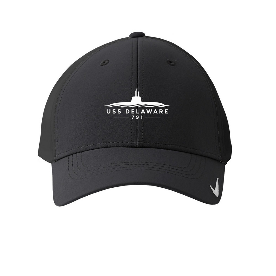 USS Delaware, a Anthracite Printed Nike Dri-FIT Legacy Performance Cap