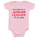 JLSP My Mom is a Junior Leaguer Onesie, a Pink Infant Onesie