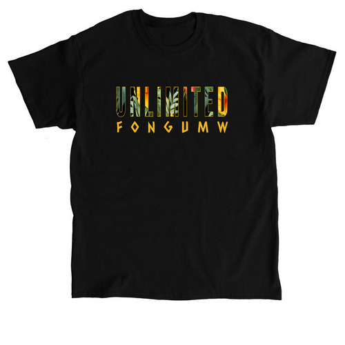UNLIMITED FONGUMW, a Black Classic Unisex Tee
