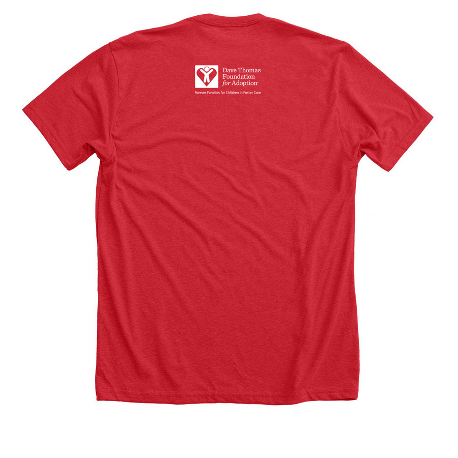 Together Tee, a Heather Red Premium Unisex Tee (back-view)