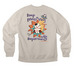 SuperMoo & DracuMoo, a Dust Premium Heavyweight Crewneck Sweatshirt (back-view)