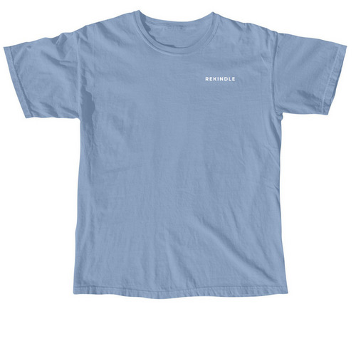 Walk Worthy, a Washed Denim Comfort Colors Unisex Tee