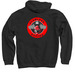 Flawless Racing, a Black Pullover Hoodie (back-view)