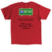 Eagan's Regal Evergreens - July 4th, a Red Classic Unisex Tee (back-view)
