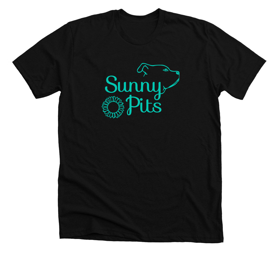 Sunny Pits Classic Design, a Solid Black Blend Premium Unisex Tee